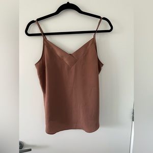 Dynamite Relaxed Tank Top in Taupe size Small
